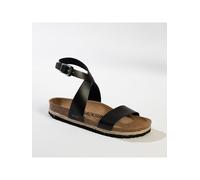 BACKSUN Leder-Sandalen "Ferrenafe" in Schwarz - Größe 36 | Damen Sandalen