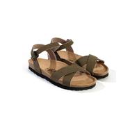 BACKSUN Sandalen in Khaki - Größe 39 | Damen Sandalen