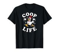 Backyard Chicken Coop Life Retro Rubber Hose Cartoon Preisgünstiges Grafik-T-Shirt