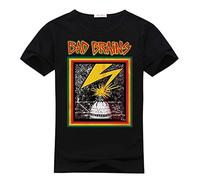 Bad Brains Herren-T-Shirt, kurzärmlig, Schwarz Gr. XXL, Schwarz