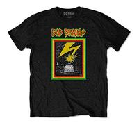 Bad Brains T Shirt Lion Crush Band Logo Nue offiziell Herren Schwarz