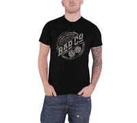 Bad Company T Shirt Straight Shooter Roundel Band Logo Nue offiziell Herren