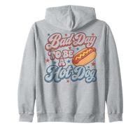 Bad Day to Be A Hot Dog Funny BBQ 4th of July Kapuzenjacke
