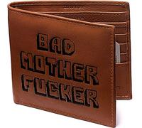 Bad Mother Fucker Geldbeutel / Geldbörse / Ledergeldbeutel / Ledergeldbörse / Brieftasche - Hellbraun - Tan brown 100% leather wallet