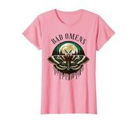 Bad Omen Motte T-Shirt, Damen, Rosa, XS