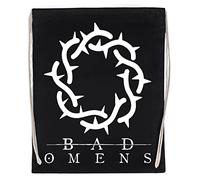 Bad Omens Band Logo Tees S Wiederverwendbare Sportreisetasche aus Baumwolle Reusable Sport Bag Cotton Black Backpack