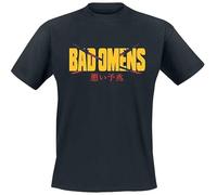 Bad Omens Japanese Deluxe Katana Männer T-Shirt schwarz S 100% Baumwolle Band-Merch, Bands