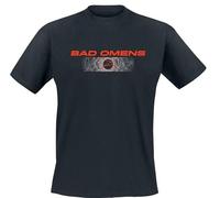 Bad Omens Lightning Storm Männer T-Shirt schwarz 3XL 100% Baumwolle Band-Merch, Bands