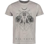 Bad Omens Moth T-Shirt grau in XL