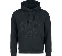 Bad Omens Ram Skull Kapuzenpullover schwarz in S