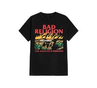 Bad Religion - Burning - T-Shirt - Schwarz - L - 100% Baumwolle Schwarz L