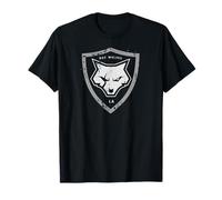 Bad Wolves Distressed Shield Logo Front Back Print T-Shirt