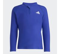 Bade-Shirt ADIDAS PERFORMANCE "LS RASHGD Y", Mädchen, Gr. 170, N-Gr, blau (semi lucid blau), Obermaterial: 80% Polyamid, 20% Elasthan, Bikini-Oberteile (20651264-170) semi lucid blau