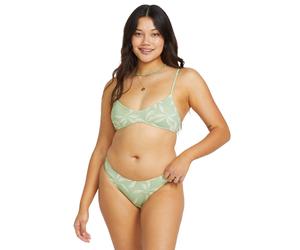 Bade-Shirt BILLABONG "Gone Tropic", Damen, Gr. XS, Cup B, grün (pistachio), Obermaterial:78% Nylon 22% Elasthan., Bikini-Oberteile (55954632-XS) pistachio