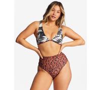 Bade-Shirt BILLABONG "Spotted In Paradise Ava", Damen, Gr. XS, bunt (multi), Obermaterial: 85% Polyester, 15% Elasthan., Bikini-Oberteile (44684531-XS) multi