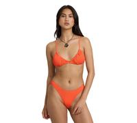 Bade-Shirt BILLABONG "Summer High Teagan Bralette", Damen, Gr. XS, orange (hot coral), Obermaterial: 69% Polyester, 23% Polyester, 8% Elasthan., Bikini-Oberteile (58099561-XS) hot coral