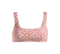 Bade-Shirt ROXY "Fresco Tile", Damen, Gr. XS, Cup B, cloud dancer fresco tile, 87% Nylon, 13% Elasthan, Bikini-Oberteile (47899036-XS) cloud dancer fresco tile