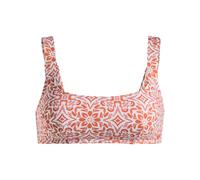 Bade-Shirt ROXY "Fresco Tile", Damen, Gr. XS, orange (cloud dancer fresco tile), Obermaterial: 87% Nylon, 13% Elasthan., Bikini-Oberteile (47899036-XS) cloud dancer fresco tile