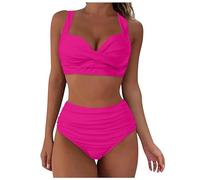 BadeanzüGe 46 Bikini Rot Pink Badekleid GrößE 46 Shapewear BadeanzüGe Bikini Damen Schwimmen Push Up Bikini GrößE 46 Sport Badeanzug Mit Bein Bikini Mode Damen Badeanzug üBerwurf Bikini Oberteil Mit