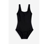 Badeanzug BONPRIX, Damen, Gr. 50, N-Gr, schwarz, Obermaterial: 80% Polyamid, 20% Elasthan. Futter: 100% Polyester, Basic, Badeanzüge Badeanzug, mit integrierten Softcups, elastisches Material, Basic S