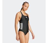 adidas Damen Badeanzug 3-Stripes C-Back Swimsuit JN8118 46 Black/White