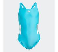 Adidas 3 Stripes C Back Swimsuit Blau 3-4 Years Mädchen