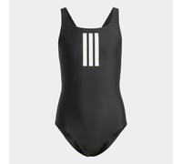 Adidas 3 Stripes Swimsuit Schwarz 5-6 Years Mädchen