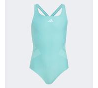 Badeanzug ADIDAS PERFORMANCE "BB CBCK SUIT Y", Mädchen, Gr. 152, N-Gr, mint ton, Obermaterial: 78% Polyester, 22% Elasthan, Badeanzüge Badeanzug (86375826-152) mint ton