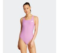 Badeanzug ADIDAS PERFORMANCE "ESS VBCK SUIT", Damen, Gr. 42, N-Gr, preloved lila, Obermaterial: 78% Polyamid, 22% Elasthan, Badeanzüge Badeanzug (20590243-42) preloved lila