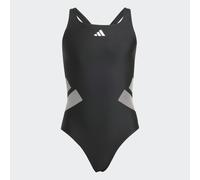 Adidas Badeanzug Logo C-Back Mädchen Schwarz/Weiß 7-8 Jahre