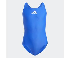 Badeanzug ADIDAS PERFORMANCE "SOLID SMALL LOGO", Kinder, Gr. 128, N-Gr, blau (semi lucid blau, weiß), Obermaterial: 78% Polyamid, 22% Elasthan, Badeanzüge Badeanzug (14944266-128) semi lucid blau, wei