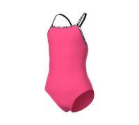 Badeanzug ARENA "G ARENA SOLID SWIMSUIT", Mädchen, Gr. 140 (134), N-Gr, pink (fandango pink), Obermaterial: 87% Polyamid, 13% Elasthan. Futter: 90% Polyester, 10% Elasthan, Badeanzüge Badeanzug (53081