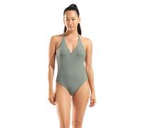 Badeanzug ARENA "W ARENA MONOCROMO ONE PIECE SWIMSUIT", Damen, Gr. S, N-Gr, grün (rosmary grün), Obermaterial: 73% Polyamid, 27% Elasthan, Badeanzüge Badeanzug (87778914-S) rosmary grün