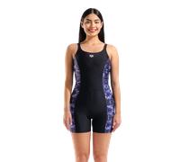 Badeanzug ARENA "W ARENA SLEVELESS SLIMKINI", Damen, Gr. S, N-Gr, schwarz, batik, Obermaterial: 82% Polyester, 18% Elasthan, Badeanzüge Badeanzug (71070931-S) schwarz, batik