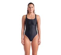 Badeanzug ARENA "W ARENA SOLID SWIMSUIT CONTROL PRO BACKB", Damen, Gr. 46, N-Gr, schwarz (schwarz, schwarz), Obermaterial: 82% Polyester, 18% Elasthan, Badeanzüge Badeanzug (90499104-46) schwarz, schw