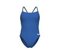 Badeanzug ARENA "WOMEN'S TEAM SWIMSUIT CHALLENGE SOLID", Damen, Gr. 38, N-Gr, royal, weiß, Obermaterial: 100% Polyester, Badeanzüge Badeanzug, arena Performance, Bademode, chlorbeständig, langlebig (1