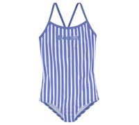 Badeanzug BENCH., Mädchen, Gr. 146/152, N-Gr, blau (blau gestreift), Recycling-Polyamid, gestreift, Badeanzüge Badeanzug, mit trendigem Streifendesign (24416806-146) blau gestreift