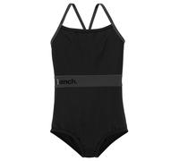 Badeanzug BENCH., Mädchen, Gr. 146/152, N-Gr, schwarz, Recycling-Polyamid, unifarben, Badeanzüge Badeanzug, Racerback, mit recyceltem Polyamid (35563504-146) schwarz