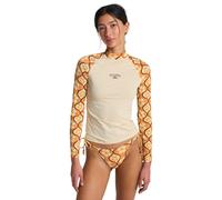 Badeanzug BILLABONG "Tropic Surf Print", Damen, Gr. M, beige (weiß cap), Polyamid, Badeanzüge Badeanzug (36500403-M) weiß cap