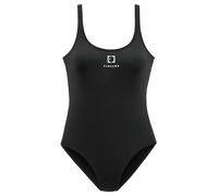 Badeanzug ELBSAND, Damen, Gr. 34, Cup A/B, schwarz, Microfaser, unifarben, Badeanzüge Badeanzug, mit Logoaufdruck vorn (44116752-34) schwarz