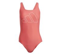 Badeanzug, Damen adidas Big Bars Rot 36