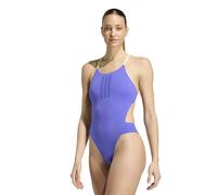Adidas Ripstream 3 Stripes Tie Back Swimsuit Lila 46 Frau