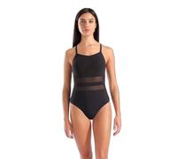 Badeanzug ARENA "WOMEN'S ARENA MESH EQUALS SWIMSUIT BACK B", Damen, Gr. 42, N-Gr, schwarz, Obermaterial: 74% Polyamid, 26% Elasthan, sportlich, Badeanzüge (83986223-42) schwarz