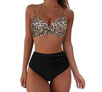 Badeanzug Damen Bademode Sexy Push Up Bikini/Tankini,High Waist Schwimm Badeanzug Damen,Tankini Damen Große Größen,Große Größen Badeanzug Tiefer Ausschnitt,Badeanzug Hot