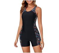 Badeanzug Damen Bauchweg Einteiliger Strandmode Push Up Monokini Badeanzüge für Frauen Bademode Swimsuit Surfanzug UV Schutz Badeanzug Schwimmanzug Sonnenschutz Sport Badeanzüge One Piece