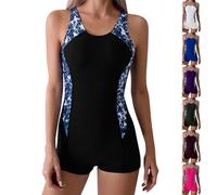 Badeanzug Damen Bauchweg Einteiliger Strandmode Push Up Monokini Badeanzüge für Frauen Bademode Swimsuit Surfanzug UV Schutz Badeanzug Schwimmanzug Sonnenschutz Sport Badeanzüge One Piece
