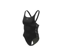 Badeanzug, Damen Nike Swim Fusion Logo Tape Schwarz L