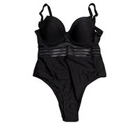 Badeanzug Damen Sexy Einteiler V Ausschnitt Crossover Zierausschnitt Einteilige Bademode Schwimmanzug Große Größe Monokini Tankini Damen Bauchweg