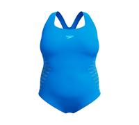Badeanzug, Damen Speedo Plus Size Placem Bleu 46