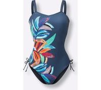 Badeanzug dunkelblau-aqua 52D